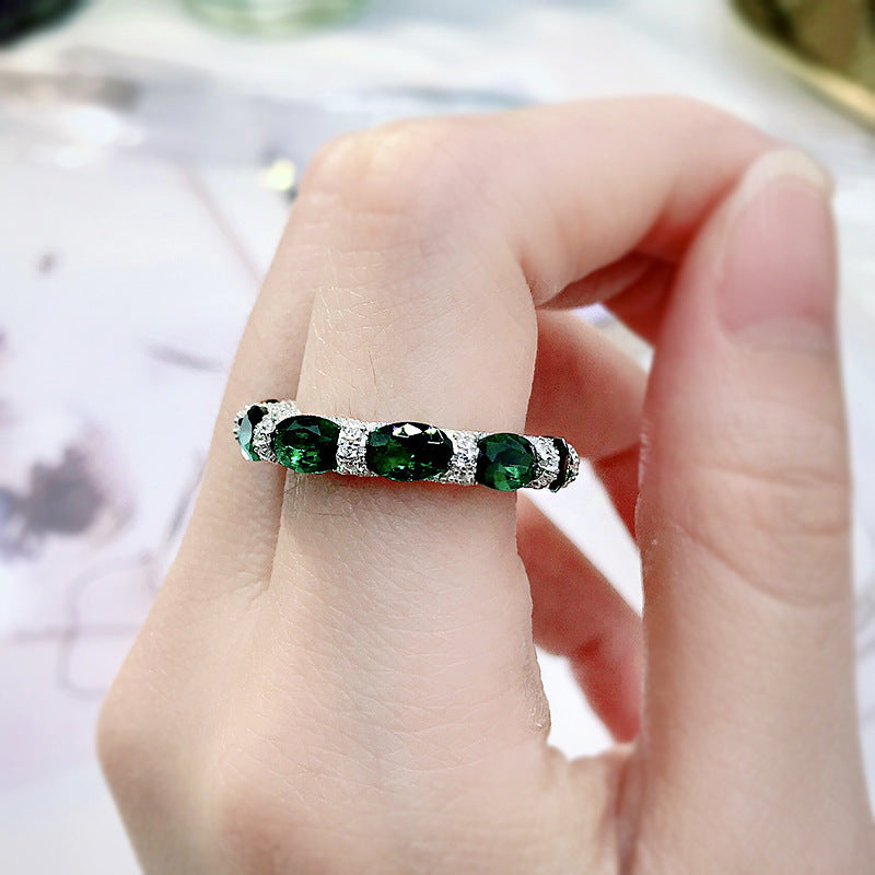 Fashion Temperament Ladies Full Diamond Ring
