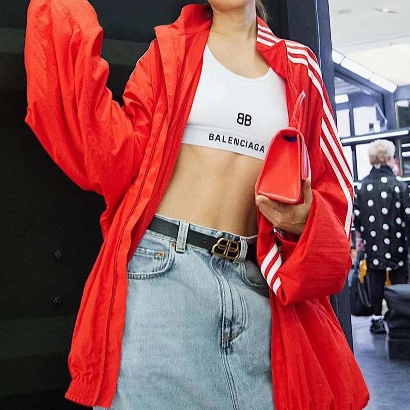 Blake's Oversized Red Jacket