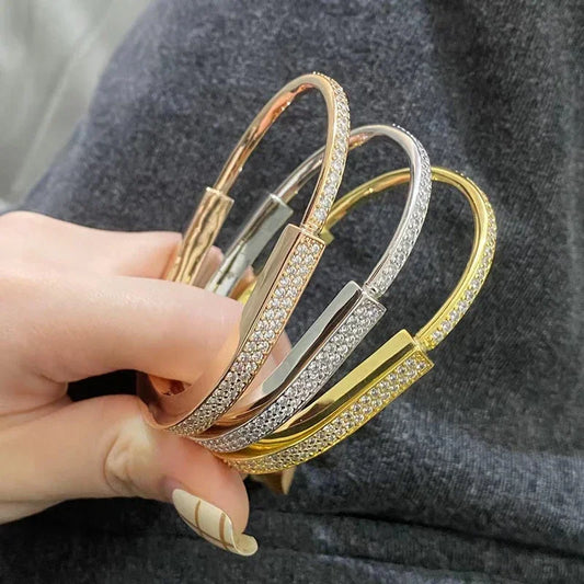 Blake's Tiff Lock Bracelet Full Bling