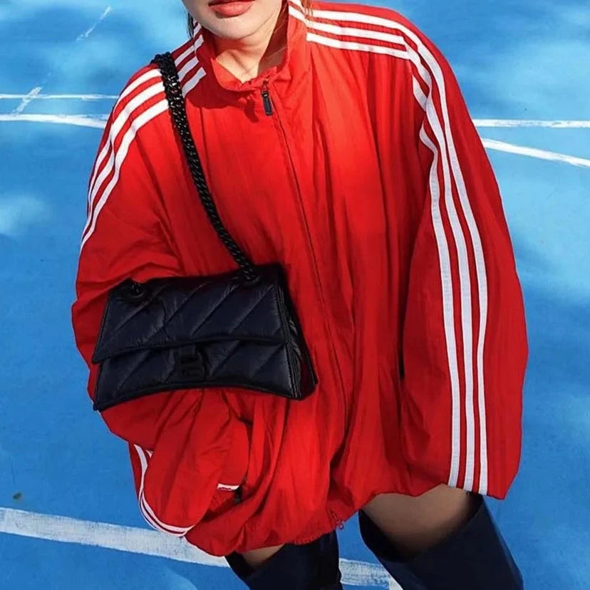 Blake's Oversized Red Jacket