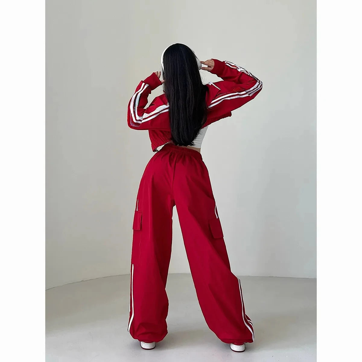 Blake's Baggy Three-Stripe Track Suit
