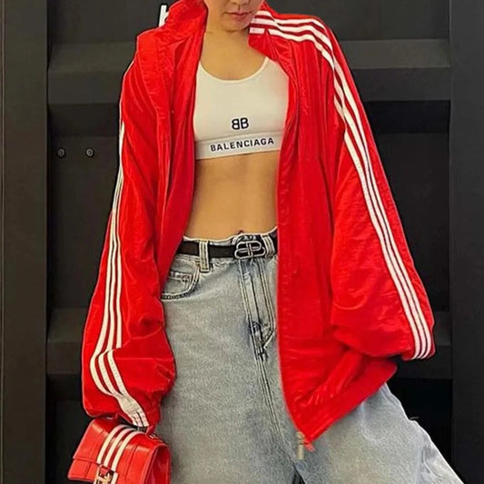 Blake's Oversized Red Jacket