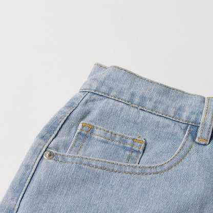 Tay's Crystal Slit Jeans Blue Denim